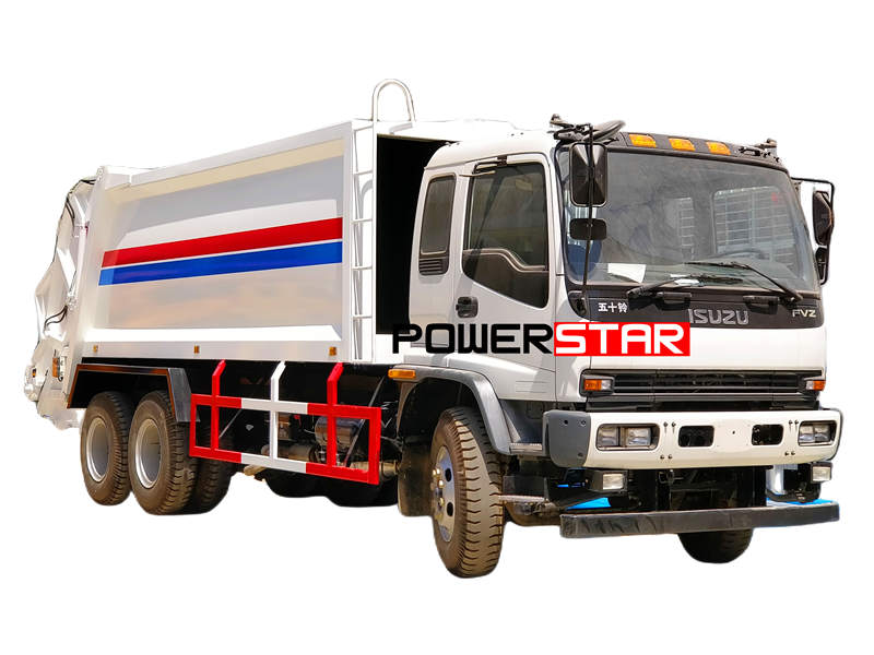 Hệ thống PLC tự động cho xe ép rác Isuzu 25 cbm FVZ
    