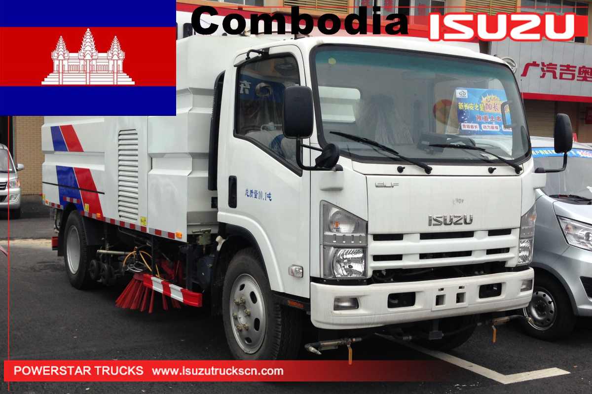 Combodia - Máy quét đường phố Isuzu 1 chiếc
    