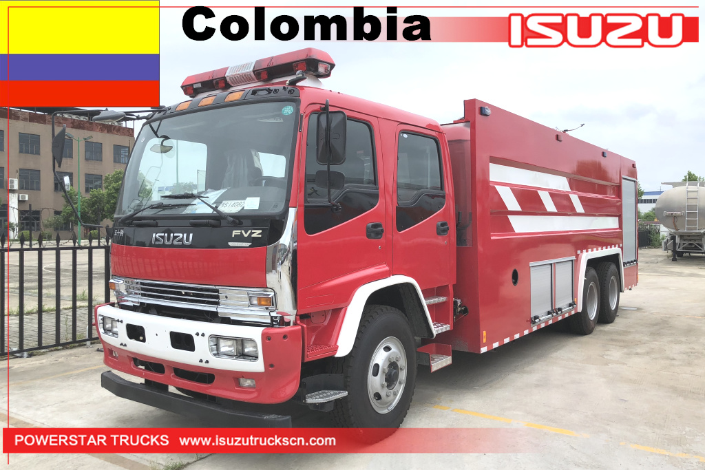 Colombia - 1 chiếc Xe Cứu Hỏa Nước Isuzu
    