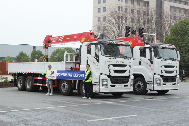 Myanmar - 2 chiếc Xe cẩu ISUZU GIGA Palfinger Boom
    