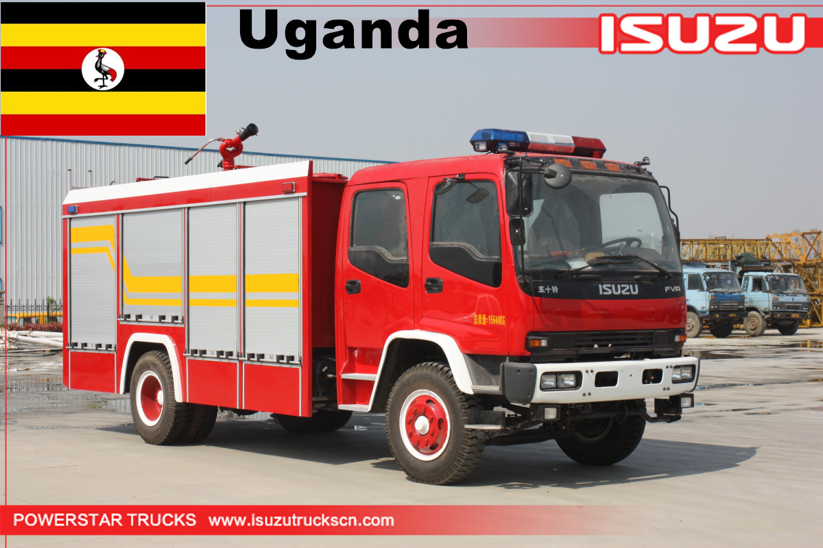 Uganda- 1 Chiếc Xe Cứu Hỏa Nước Bọt Isuzu
    