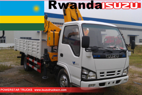 Rwanda - Cần cẩu xe tải cần cẩu Isuzu Knuckle 1 chiếc XCMG
    