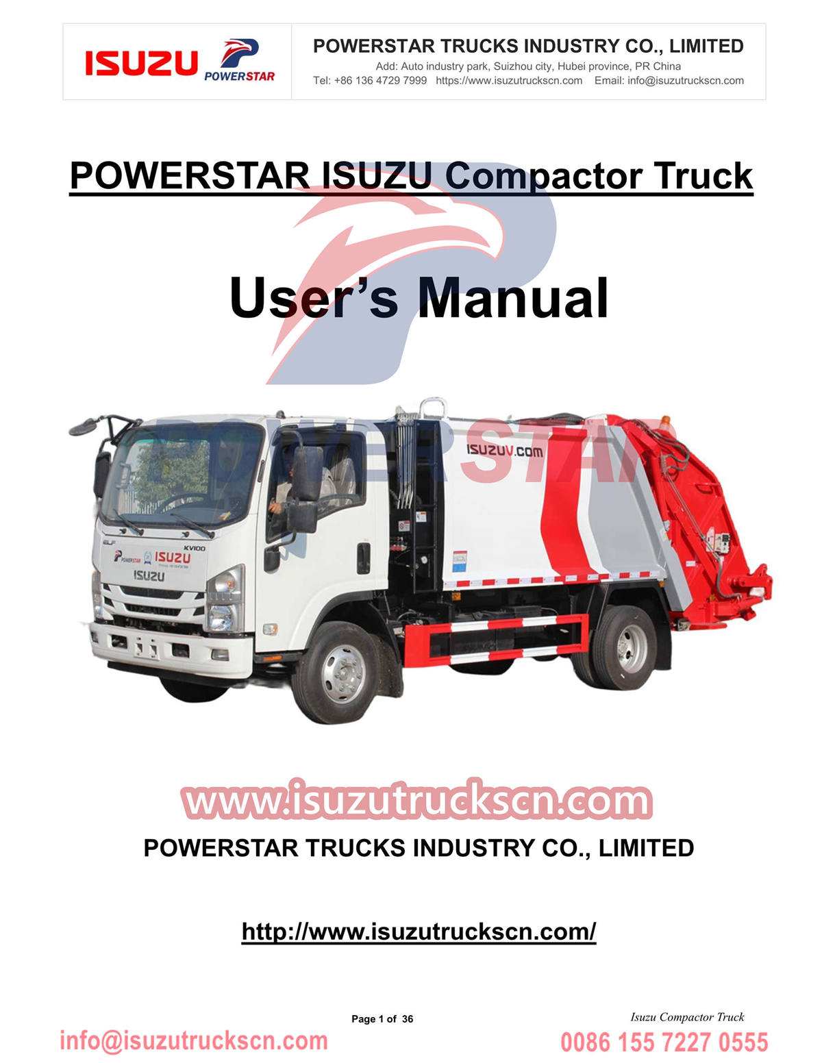 Khách hàng Moldova mua Xe tải đầm POWERSTAR Isuzu 6cbm
    