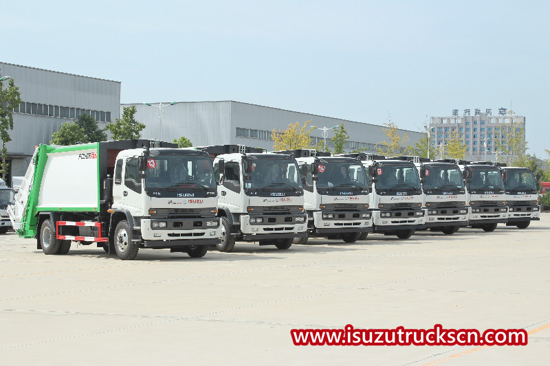 13 chiếc xe ép rác ISUZU FTR 16CBM được xuất xưởng
    