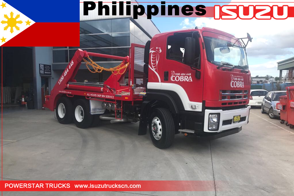 Philippines 16Tons Xe tải chở rác Isuzu
    