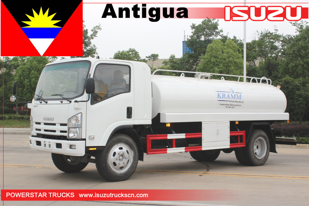 Antigua - 1 chiếc Xe tải chở nước uống Isuzu
    