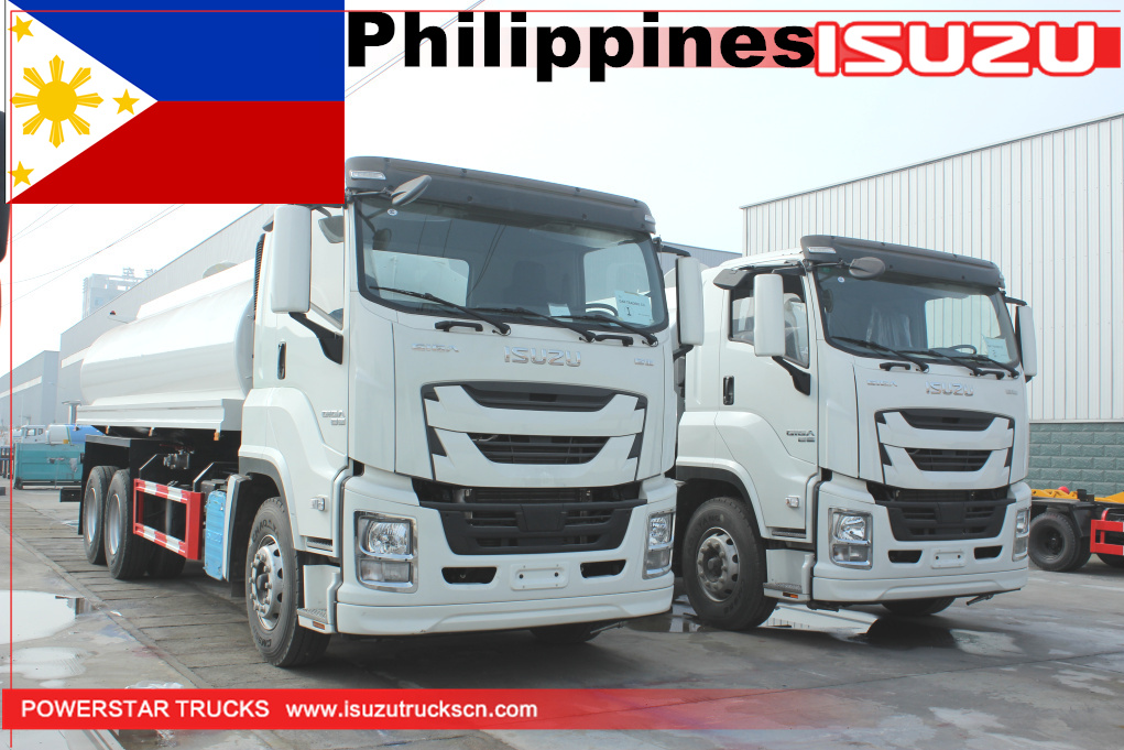 Philippines - 2 chiếc 20.000L Xe bồn chở nước ISUZU GIGA
    