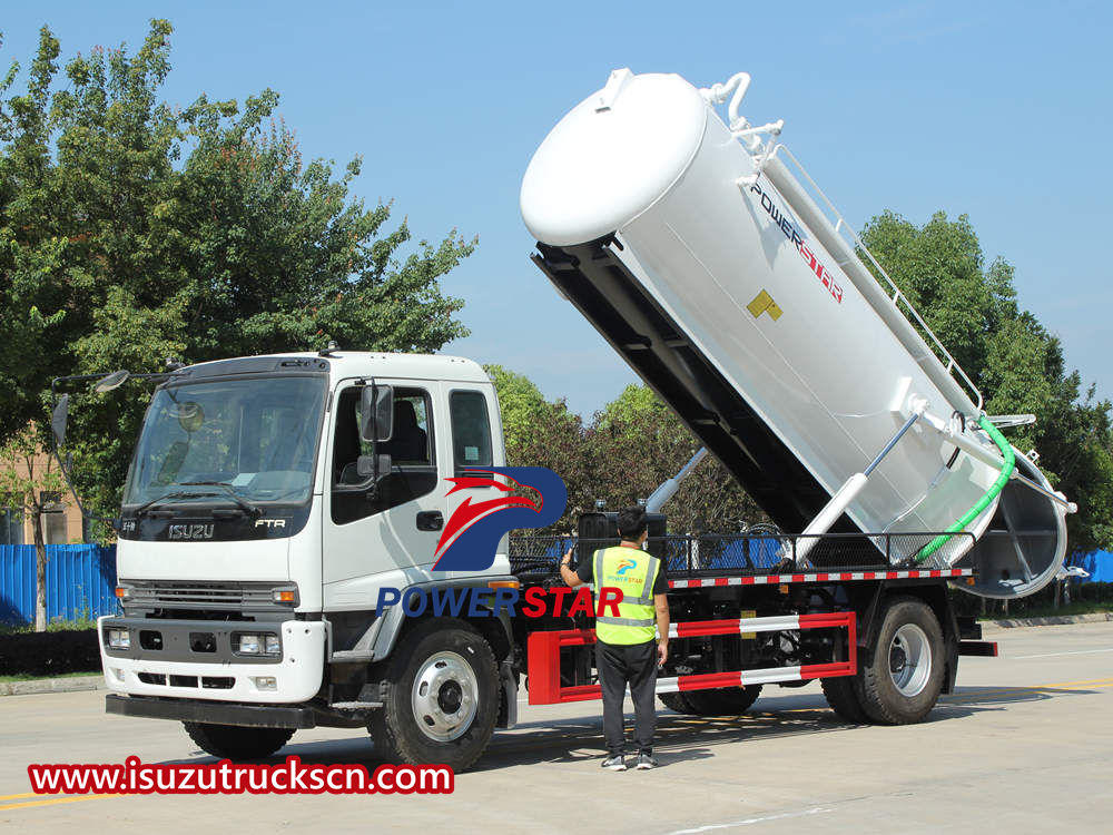 Nguyên lý hoạt động của xe hút chân không Isuzu
    