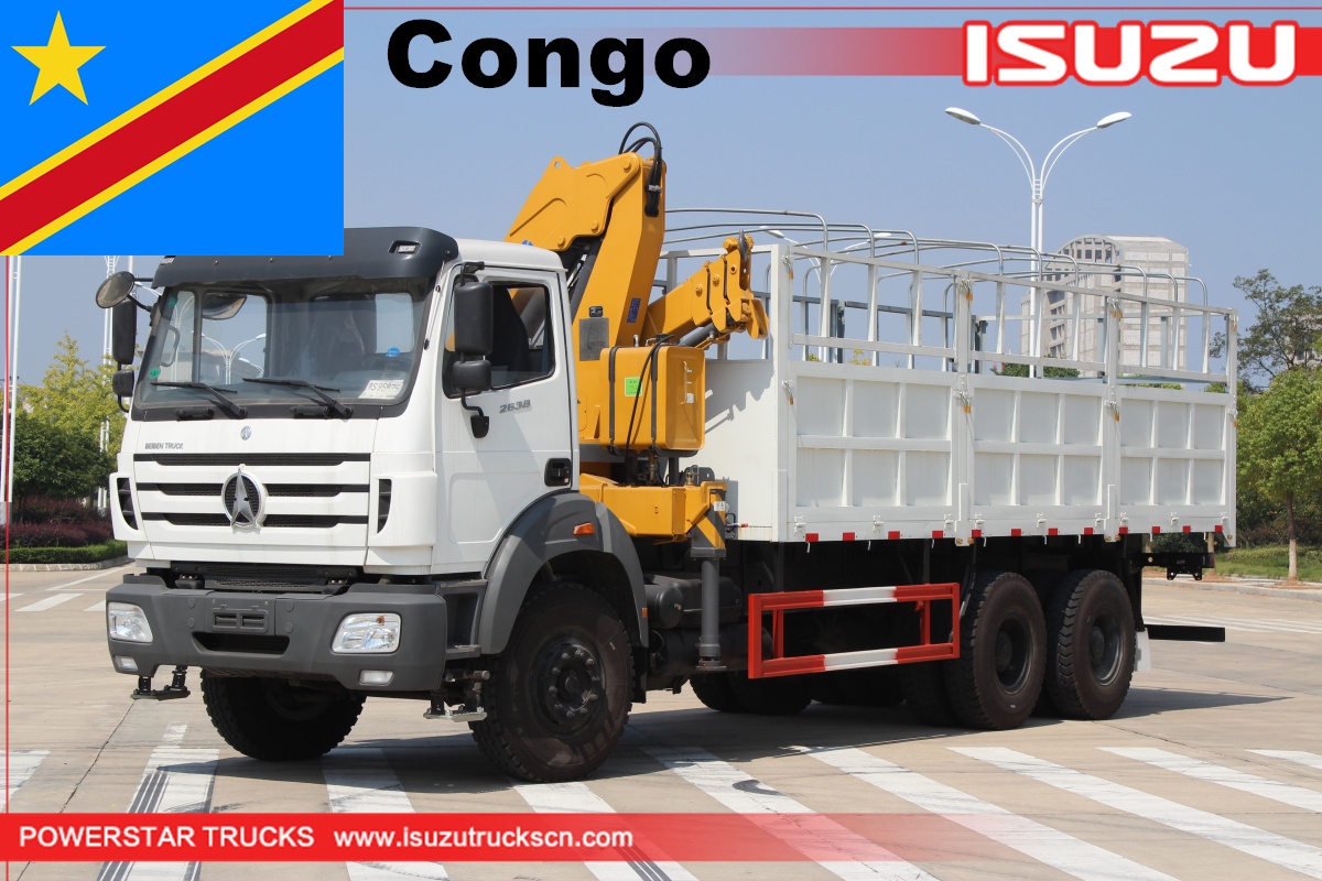 Congo - 1 Xe tải Beiben kèm cần cẩu XCMG
    