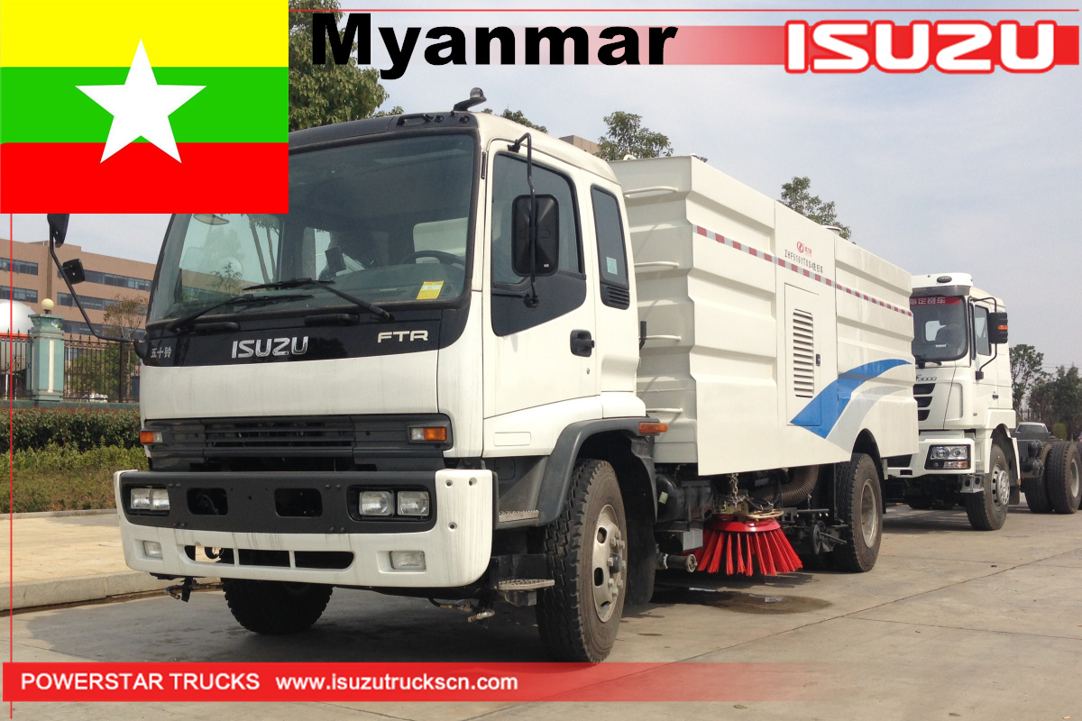 Myanmar - Máy quét và rửa đường ISUZU FTR 1 chiếc
    