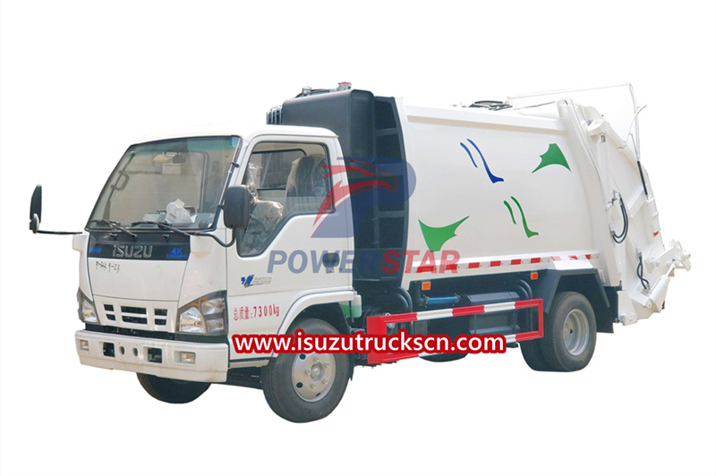 Nguyên lý hoạt động của xe ép rác isuzu 100P
    