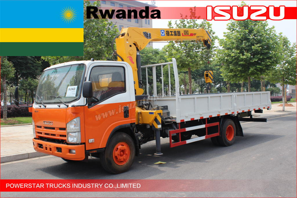 Xe cẩu Isuzu— Văn phòng ROKO Rwanda
    