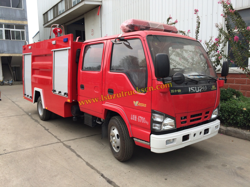 Xe chữa cháy bình nước và bình bọt Isuzu 3500L chế tạo theo yêu cầu
    