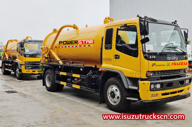 Xe hút nước thải chân không ISUZU FTR MỚI 14.000L
    