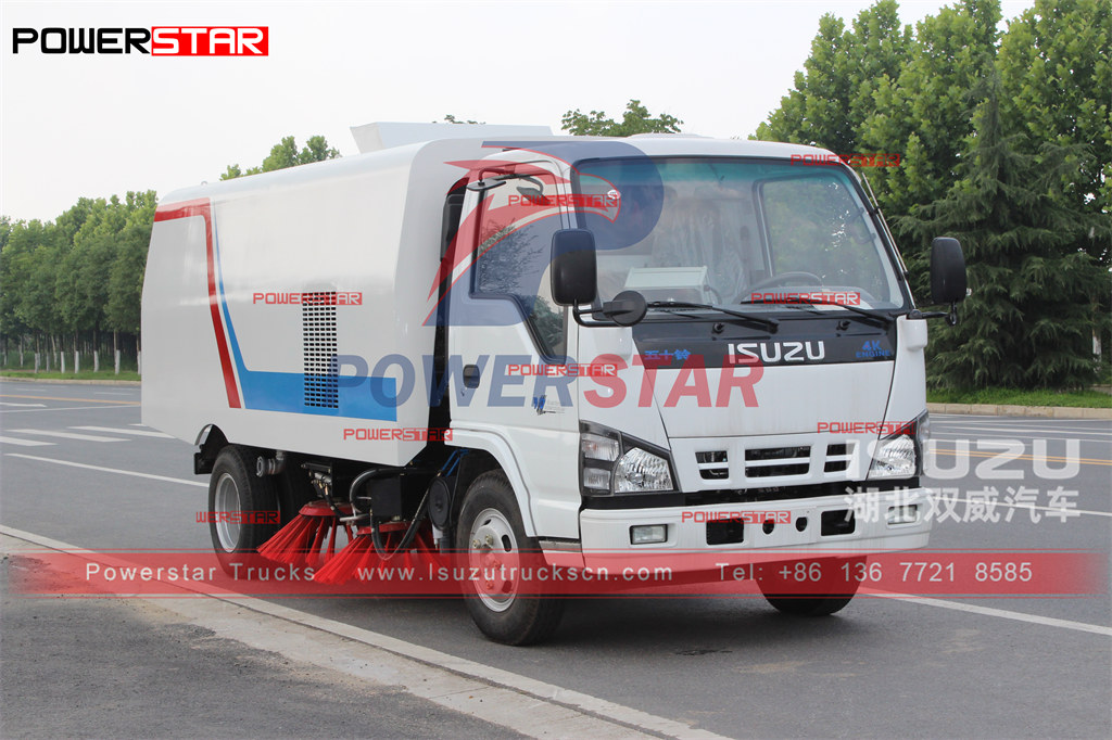 Xe quét đường POWERSTAR ISUZU 5+1CBM xuất khẩu Philippine
    