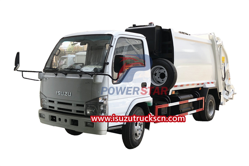 Các bộ phận chính của xe ép rác Isuzu 100P
    