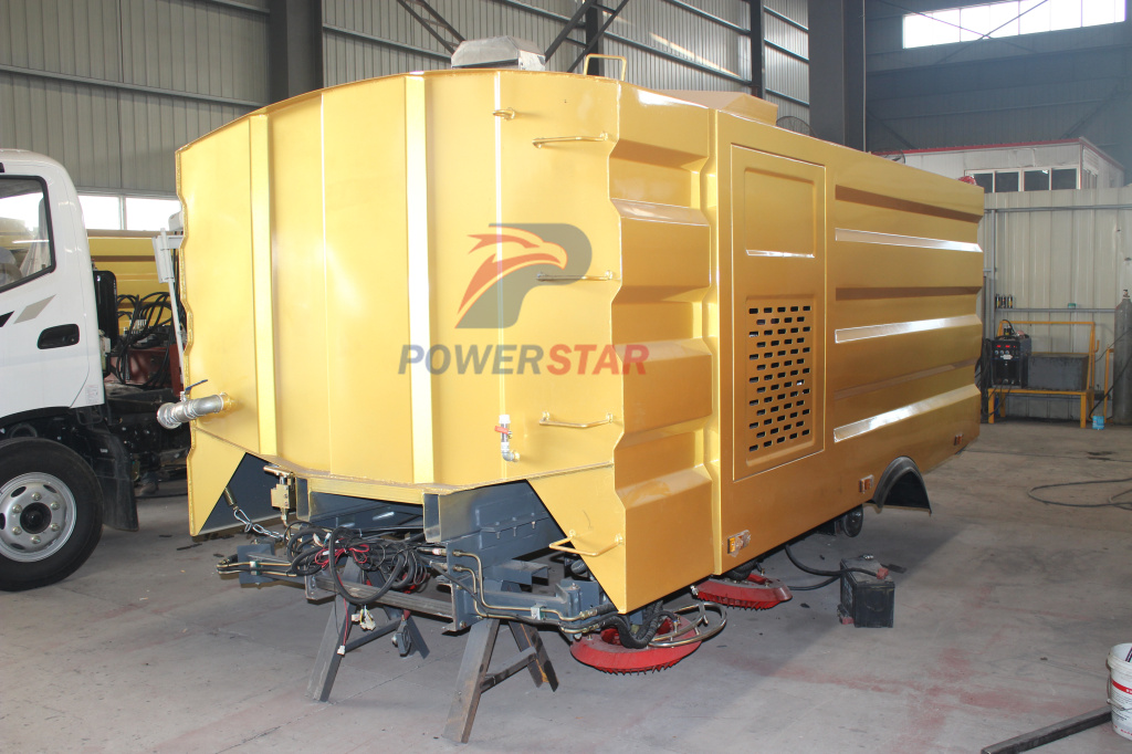 Bộ quét đường thùng rác POWERSTAR Cutomer chế tạo
    