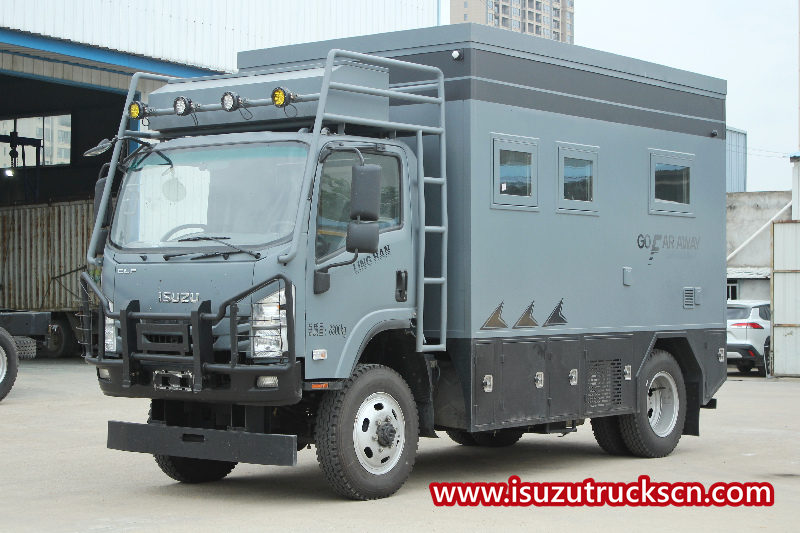 Xe tải đặc biệt ISUZU 4x4 NPR RVs Motorhome hoàn toàn mới
    