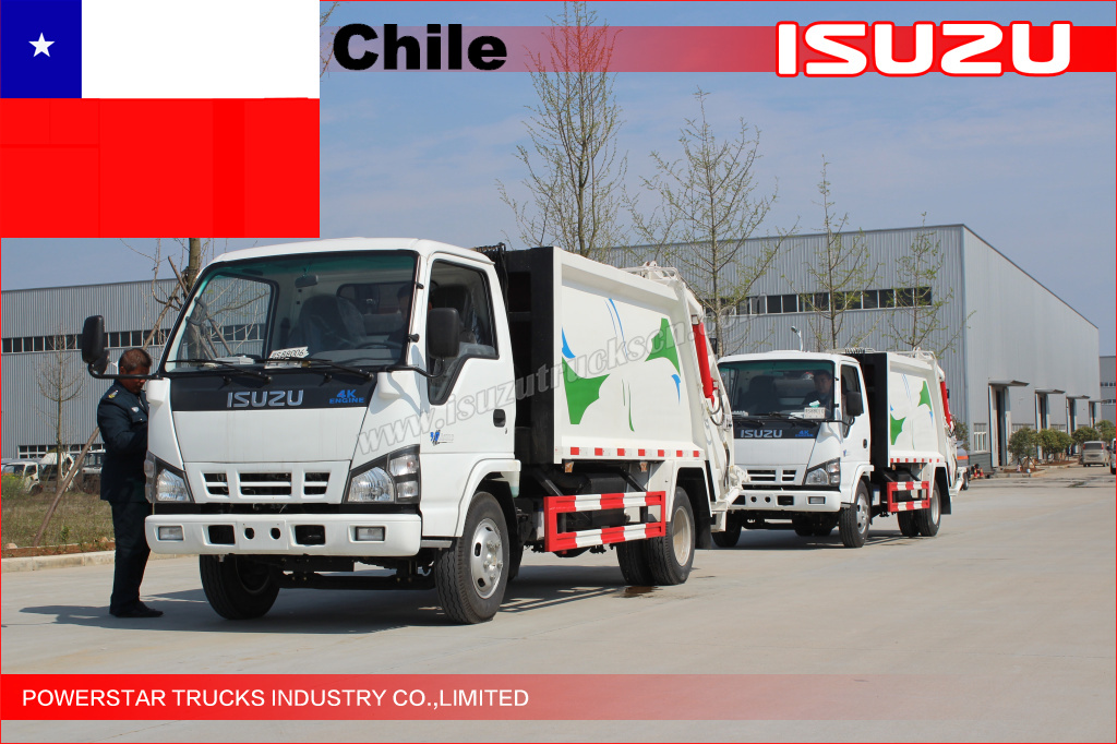 Xe tải nén rác ISUZU 10 chiếc cho Chile
    