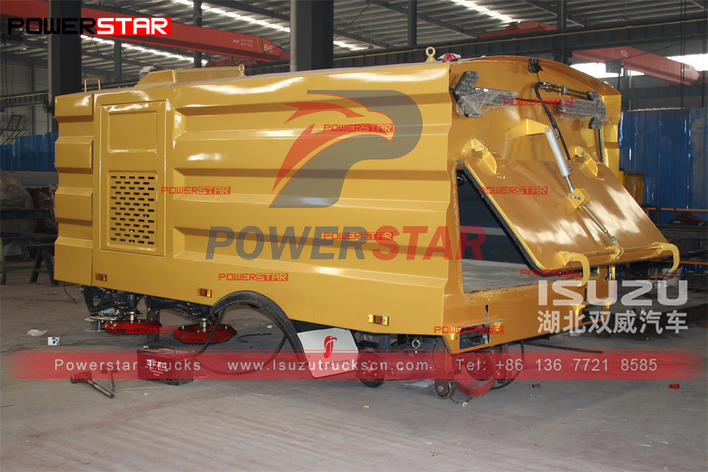 Bộ thân trên máy quét đường POWERSTAR 4+1cbm xuất khẩu sang Pakistan dựa trên xe tải HINO 300
    