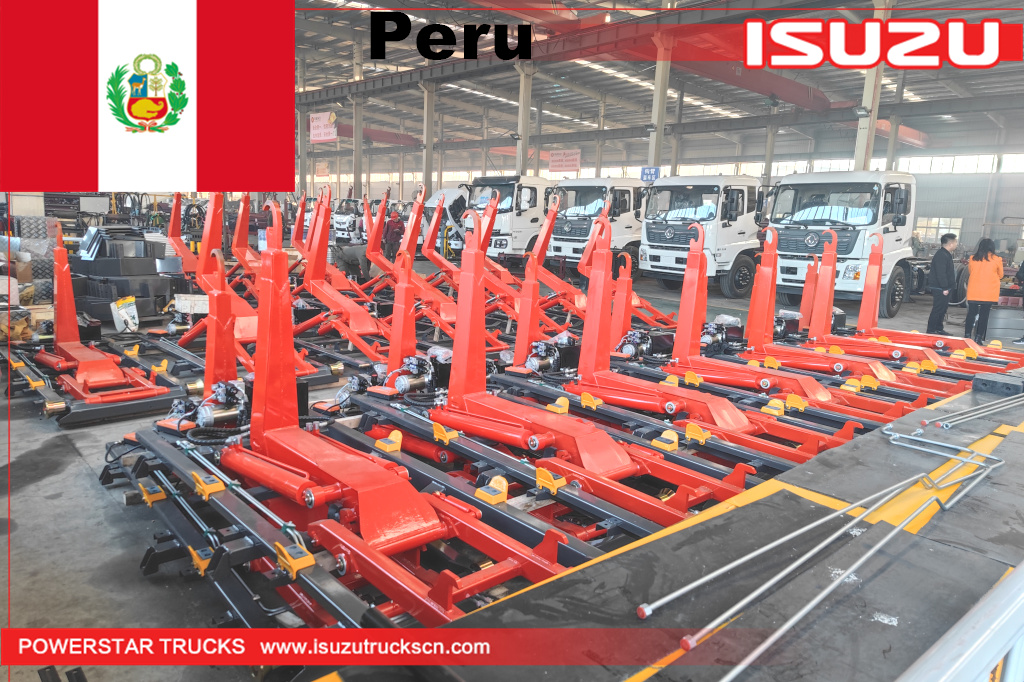 Peru - Bộ body kit xe chở rác nâng Isuzu Hook 22 bộ
    