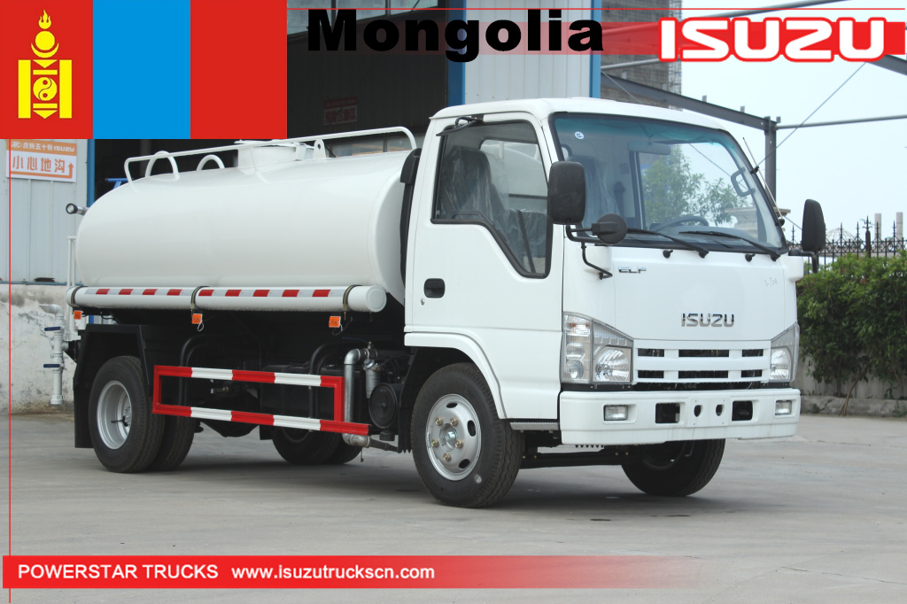 Monglia - 1 chiếc Xe bồn phun nước ISUZU
    