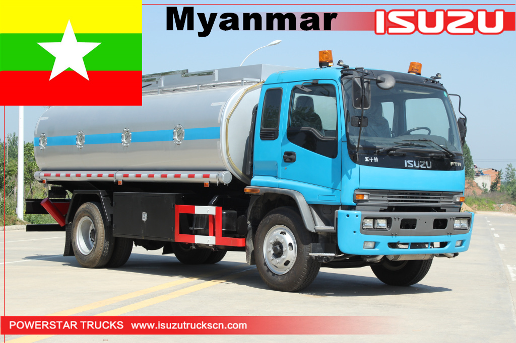 Myanmar - Xe chở nhiên liệu Isuzu FTR Bowser
    