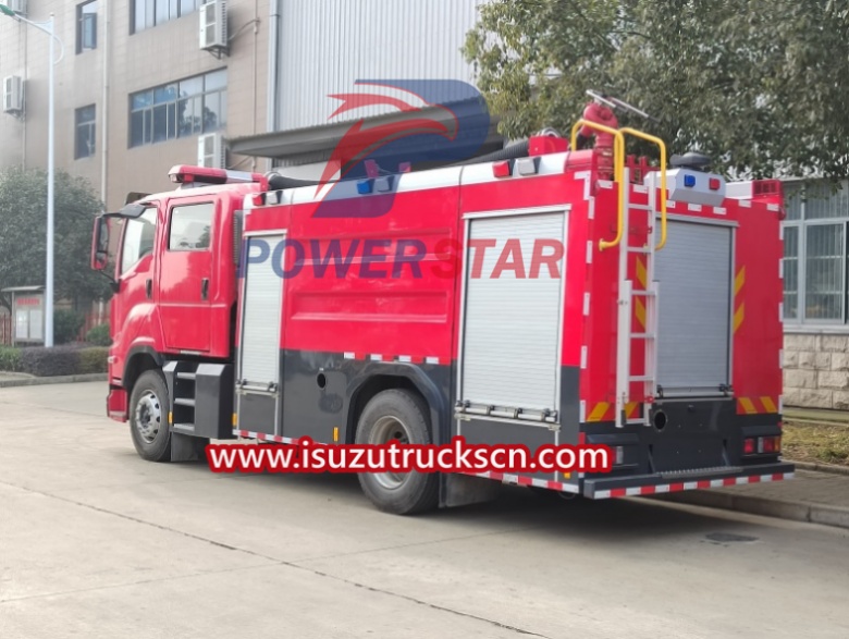 Cấu tạo của xe cứu hỏa Isuzu
    