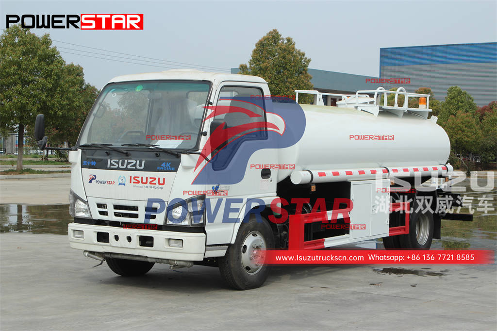 Jamaica - 1 chiếc xe tải chở nước uống bằng thép không gỉ ISUZU 600P do POWERSTAR TRUCKS xuất khẩu
    