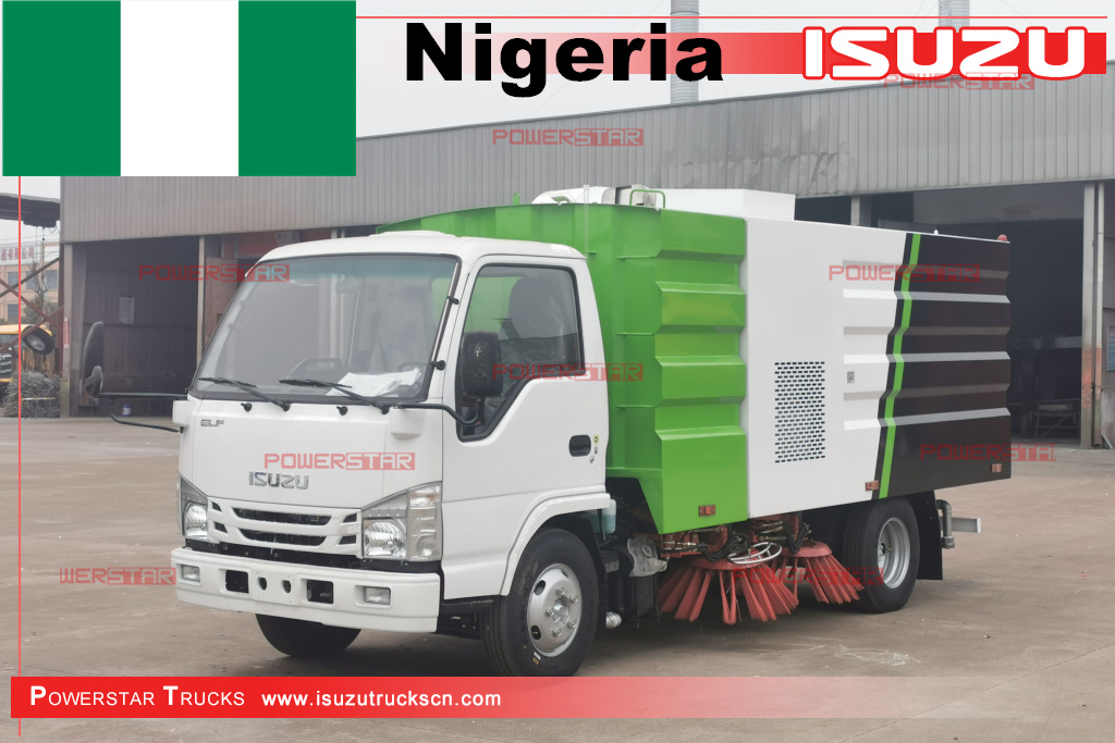 Nigeria - Xe quét đường Isuzu ELF
    