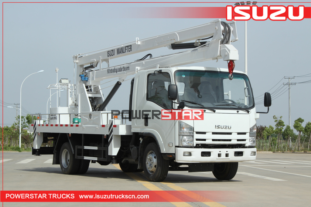 Philippines ISUZU ELF 700P Xe nâng làm việc trên không Xe tải làm việc trên không
    