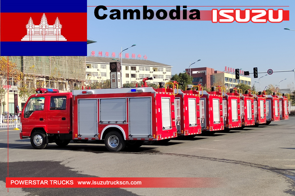 Campuchia - Xe chữa cháy nước ISUZU 8 chiếc
    