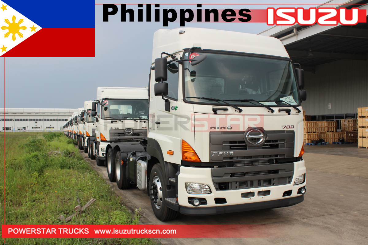 Philippines - 22Xe Đầu Kéo 10 Bánh GAC Hino700 Prime Mover
    