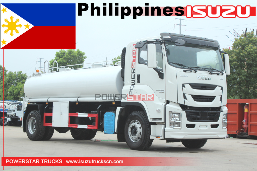 Philippines -1 chiếc xe tải chở nước uống ISUZU GIGA VC61
    