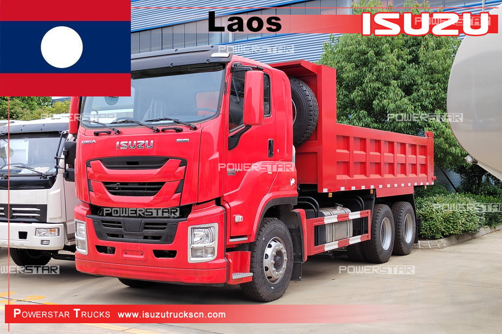 Lào - Xe ben hạng nặng ISUZU GIGA
    