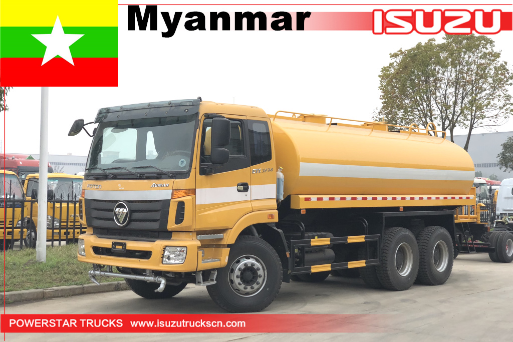 Myanmar - 4 chiếc Xe tải chở nước FOTON
    