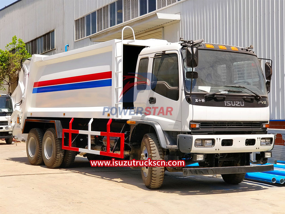 Xử lý sự cố rò rỉ của xe chở rác nén Isuzu
    