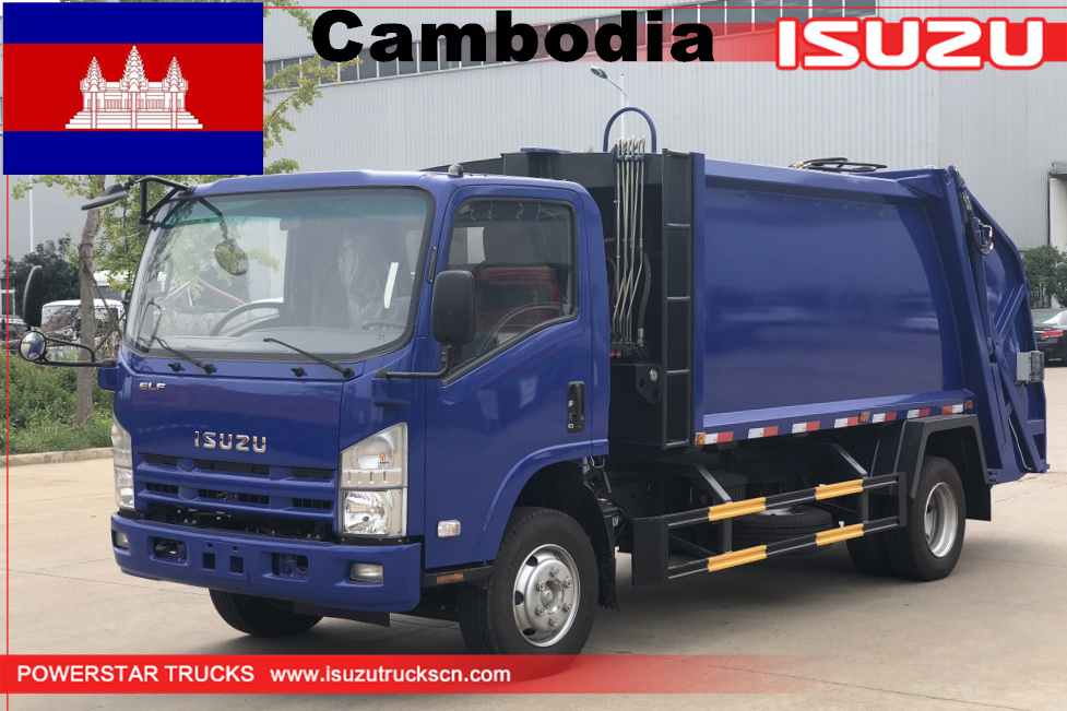 Campuchia - 1 chiếc Máy ép rác Isuzu
    