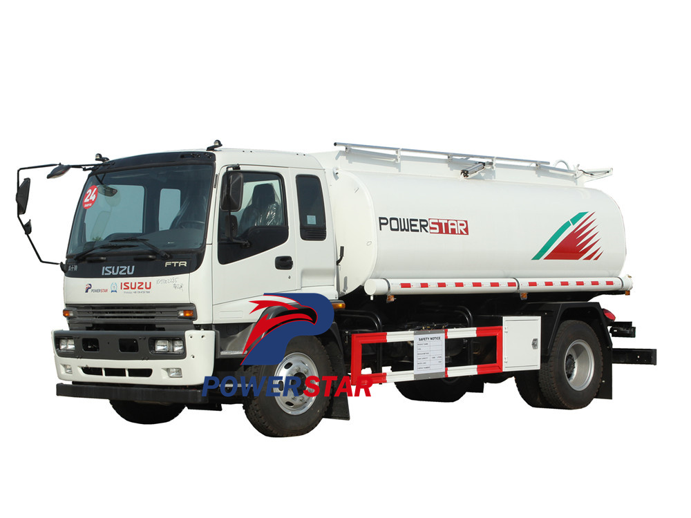 Hướng dẫn sử dụng xe bồn chở nhiên liệu ISUZU FTR 12.000L
    